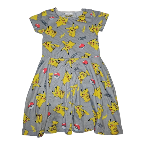 Girls Pokémon Pikachu #25 Dress – Adorable & Branded - Picture 1 of 6